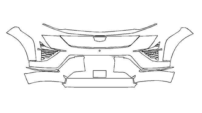 Front Bumper PPF Kit | CADILLAC OPTIQ 2025