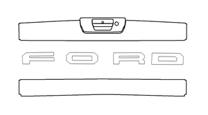 Tailgate PPF Kit | FORD F-150 RAPTOR R 2024