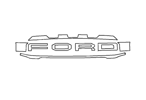 Grille PPF Kit | FORD F-150 RAPTOR R 2025