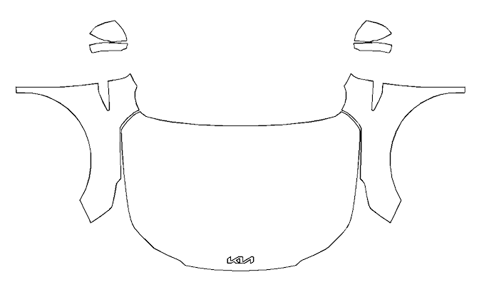 Full Hood Fender and Mirror PPF Kit | KIA SORENTO HYBRID 2025