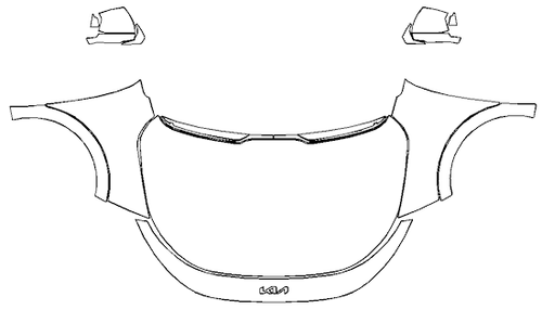 Full Hood & Fender + Mirror Kit | KIA NIRO 2023