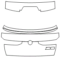 Load image into Gallery viewer, Hatch Kit NOTE - Emblem &amp; Spoiler Placement Inconsistent | BMW X6 M COMPETITION 2021