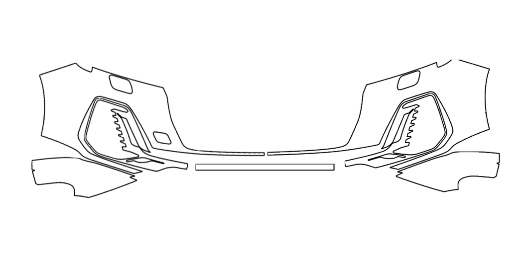 Front Bumper PPF Kit | AUDI Q7 2025