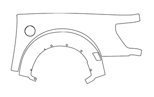 Left Outer Bed Panel PPF Kit | FORD F-150 RAPTOR 2025