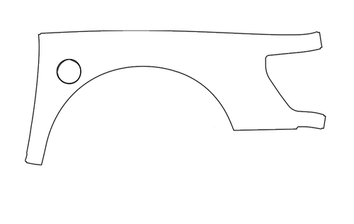 Left Outer Bed Panel PPF Kit | FORD F-150 RAPTOR 2025