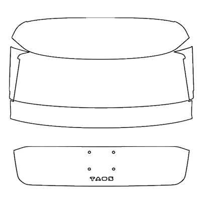 Rear Hatch PPF Kit | VOLKSWAGEN TAOS 2025