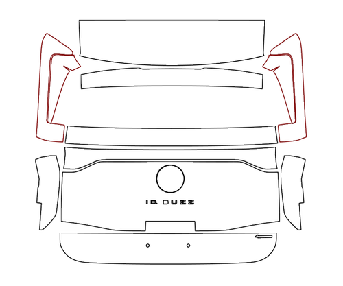 Rear Hatch PPF Kit | VOLKSWAGEN ID.BUZZ 2025