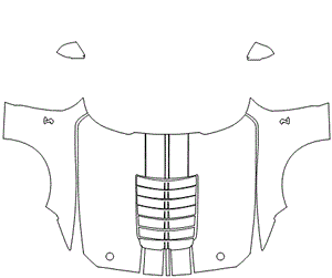 Full Hood & Fender + Mirror Kit | FORD MUSTANG  FASTBACK SHELBY GT500 2023