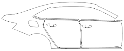 Right Side PPF Kit | VOLKSWAGEN JETTA GLI 2023