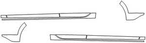 Rocker Panel Kit | VOLKSWAGEN GOLF GTI 2024