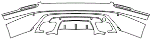 Rear Bumper Kit | LAND ROVER VELAR R-DYNAMIC 2018