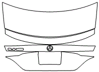 Load image into Gallery viewer, Trunk Lid Kit | MERCEDES BENZ CLS COUPE 400 550 2017