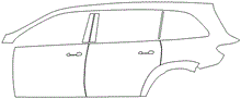 Load image into Gallery viewer, Left Side Kit | MERCEDES BENZ GLS SUV 580 2020